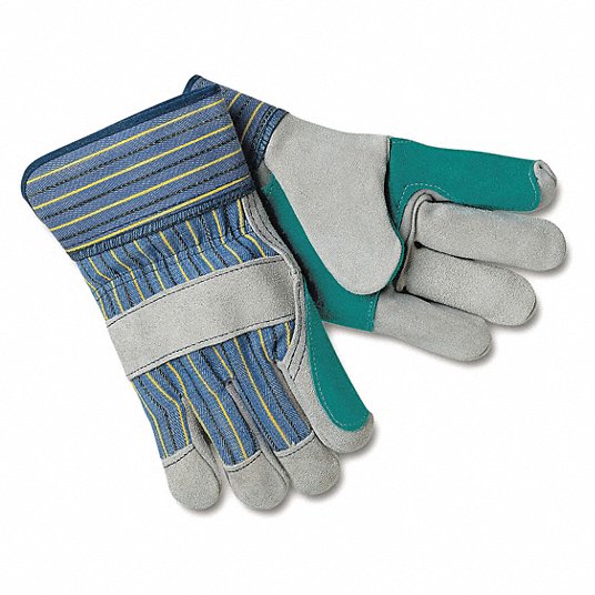 MCR Safety Gloves Premium Dbl Palm PE Safety Cuff XL (1411XL)
