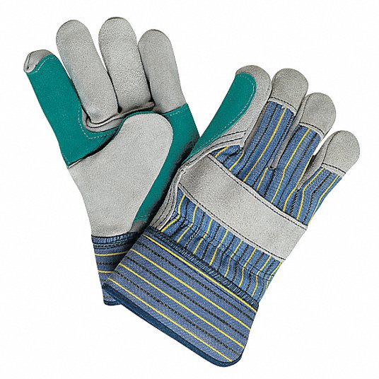 MCR Safety Gloves Premium Dbl Palm PE Safety Cuff XXL (1411XXL)