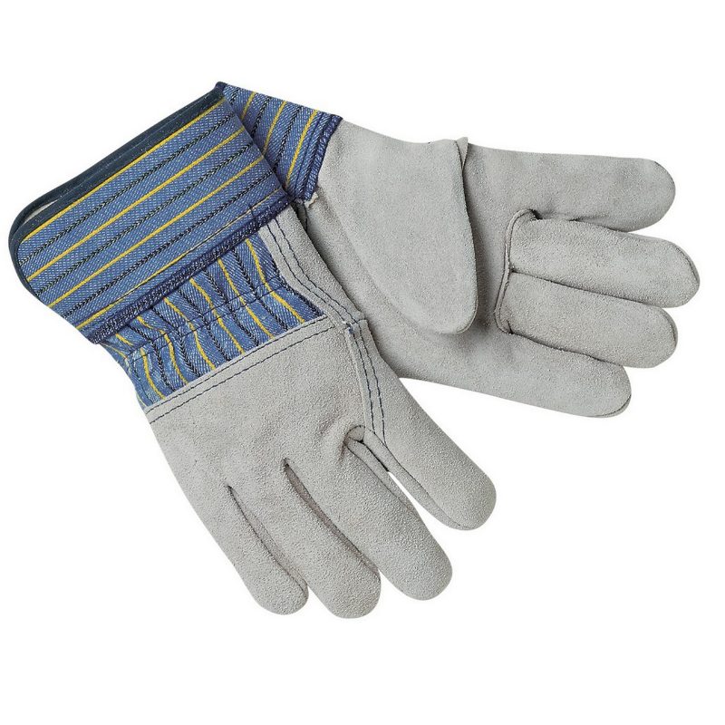 MCR Safety Gloves Select 3/4 Leather Safety Cuff (1413A)