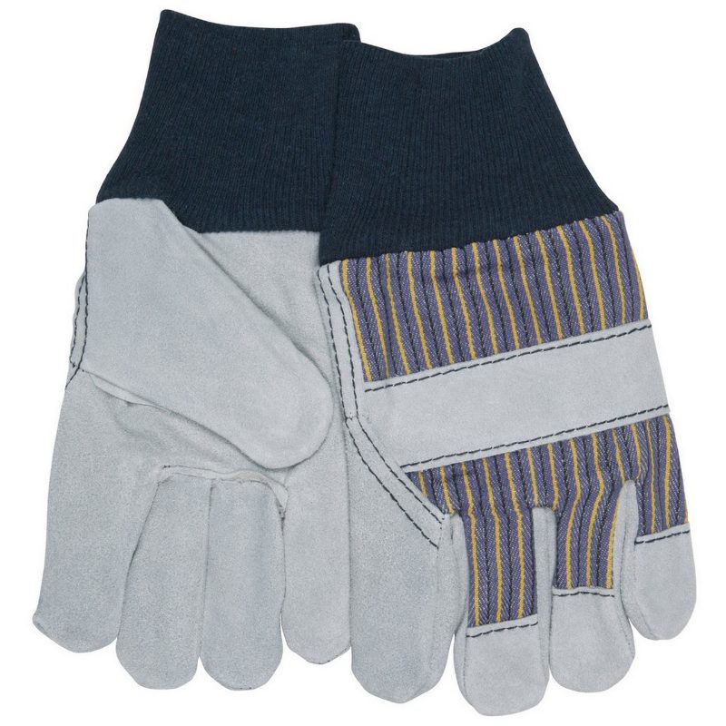 MCR Safety Gloves Premium Shoulder Leather, Knit Wrist (1420A)