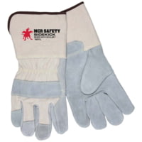 MCR Safety Gloves Side Leather Gauntlet W/Kevlar L (16011L)