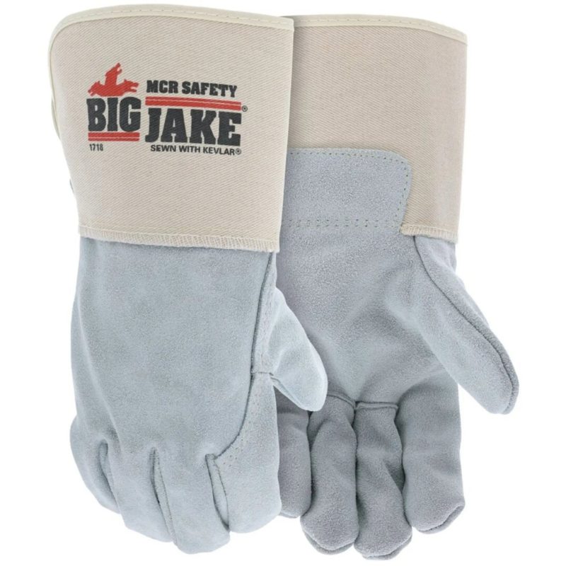 MCR Safety Gloves Big Jake Full Back Gauntlet W/Kevlar (1718)
