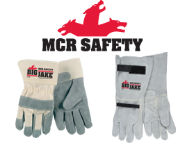 MCR Safety Gloves Big Jake Full Back W/TPR and Hook & Loop (1760XL)