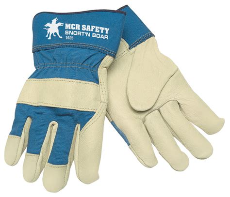MCR Safety Gloves Pig Grain Leather Palm (1925M)