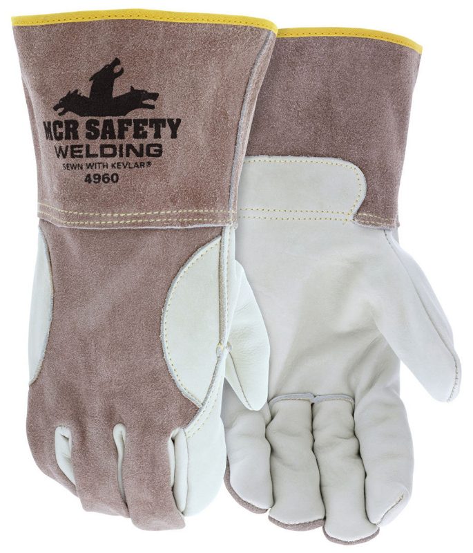 MCR Safety Gloves PREM SPLIT PIG L/P (1952XS)