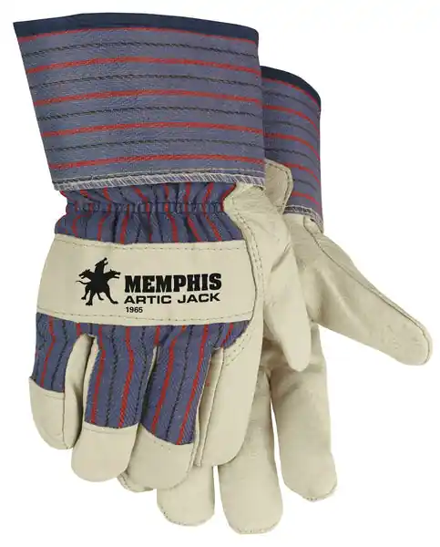 MCR Safety Gloves Grain Pig,Thermosock Lined Safety Cuff (1965M)