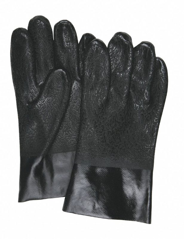 MCR Safety Gloves Grain Pig Lined Black Fabric Glove XL (1970XL)
