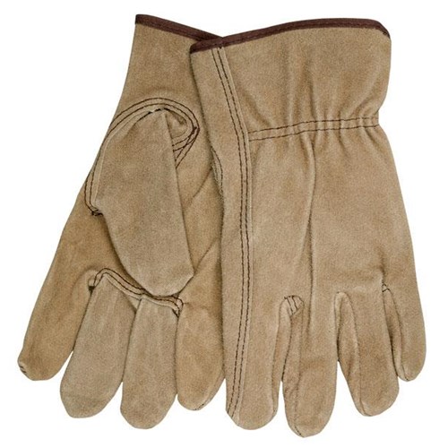 MCR Safety Gloves Prem Cow Split Driver w/Keystone Thumb (3110S)