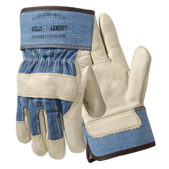 MCR Safety Gloves Cow Grain Drivers Glove w/Straight Thumb (3201M)