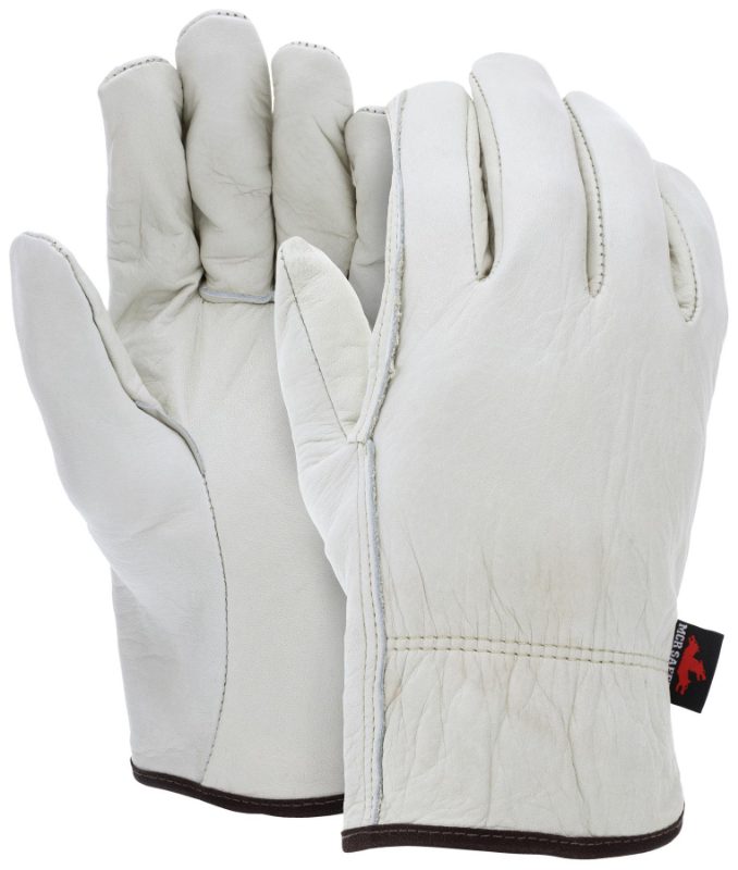 MCR Safety Gloves Cow Grain Drivers Glove w/Straight Thumb (3201XXL)