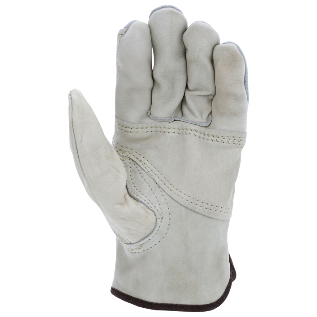 MCR Safety Gloves Econ Patch Grain Drvr/Splt Back Key Thmb (32055M)