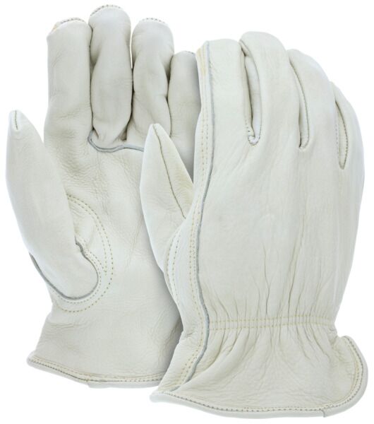 MCR Safety Gloves Cow Grain Drvr Glv Keystn Thb FR stitch (32114L)