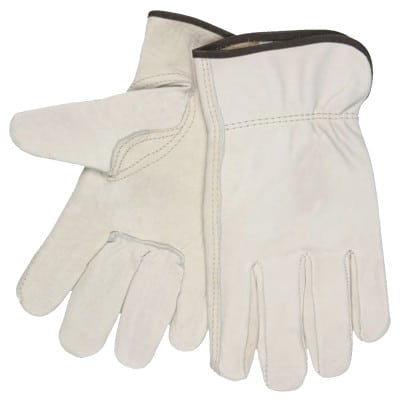 MCR Safety Gloves Cow Grain Drivers Glove w/Keystone Thumb (3211L)