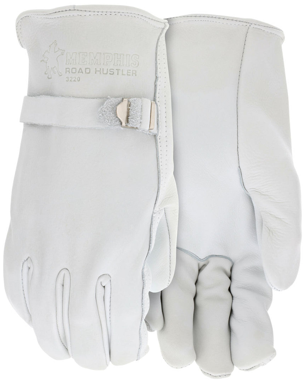 MCR Safety Gloves Road Hustler Drvr Pull Strap Straght Thb (3220L)