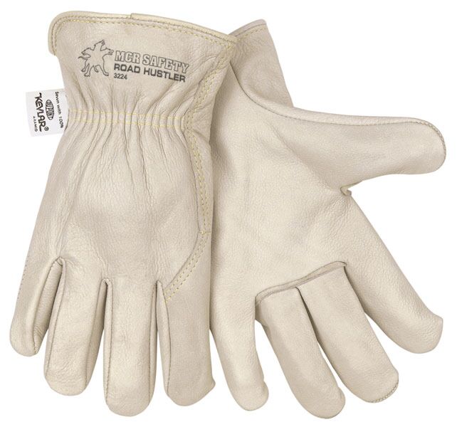 MCR Safety Gloves Road Hustler Drvr Kevlar Sewn Wing Thumb (3224XL)