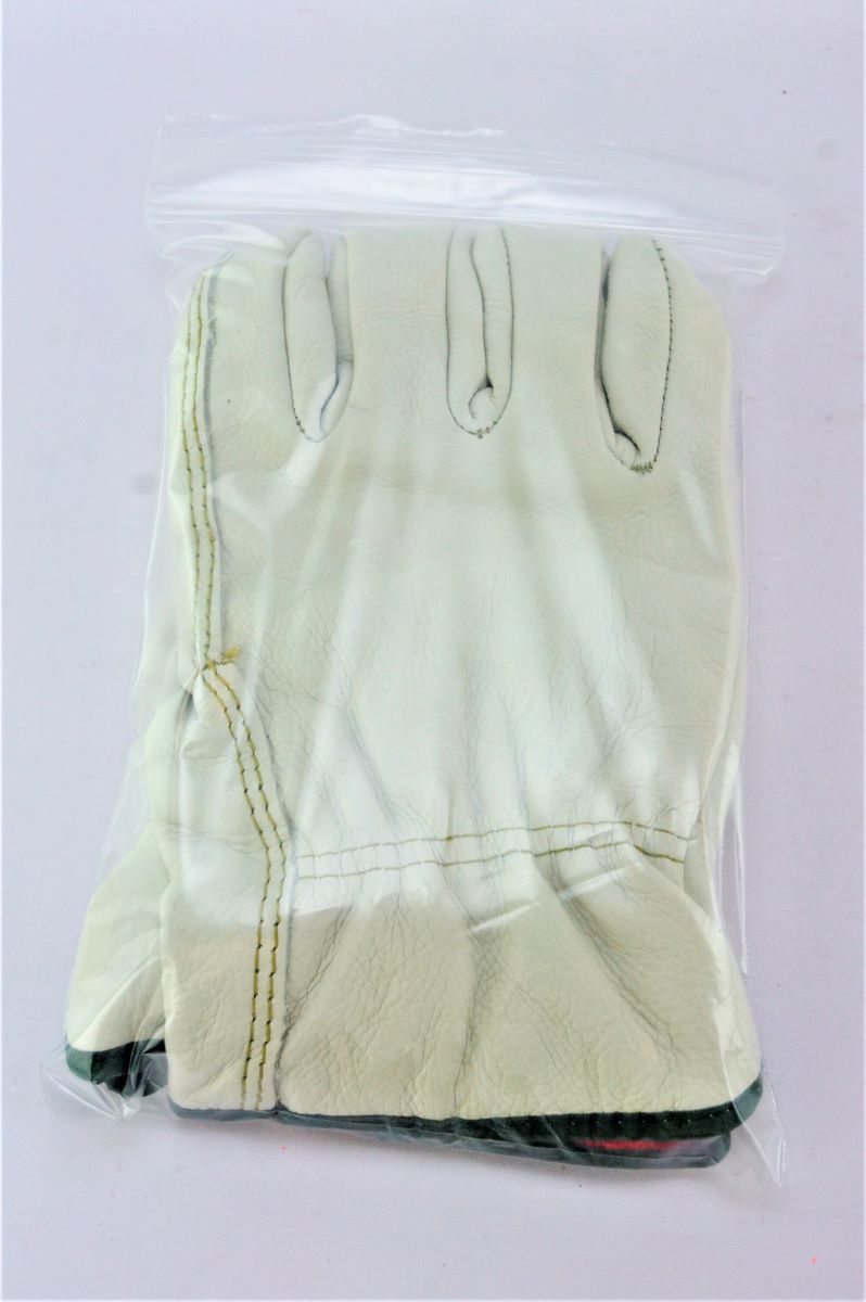 MCR Safety Gloves Sel Cow Grain Drivr Red Fleece Str Thmb (3250M)