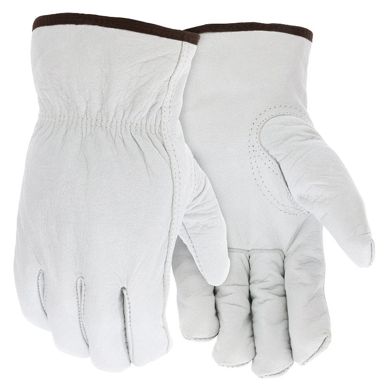 MCR Safety Gloves Grain Buffalo driver Keystne Thmb, hem (3313XXL)