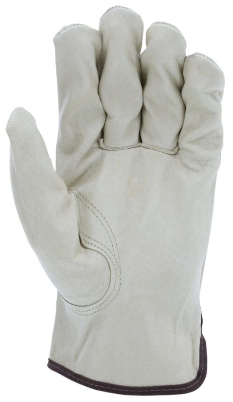 MCR Safety Gloves Ind Grade Pig Grain Drivers w/Key Thumb (3401L)