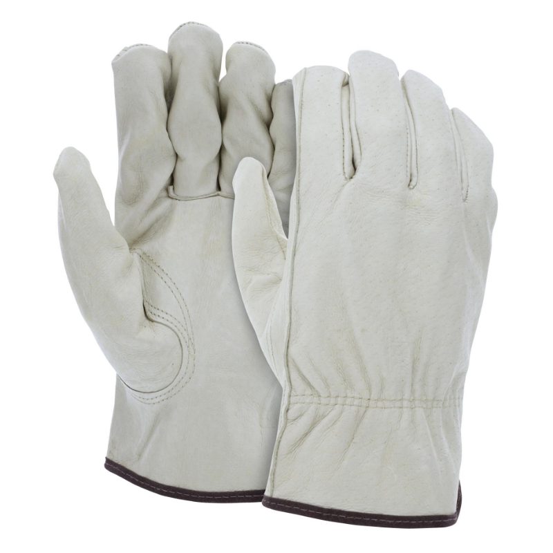 MCR Safety Gloves Ind Grade Pig Grain Drivers w/Key Thumb (3401XXL)