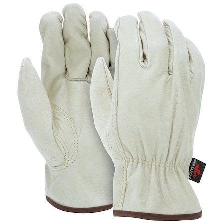 MCR Safety Gloves Prem Pig Grain Driver w/Keystone Thumb (3411L)