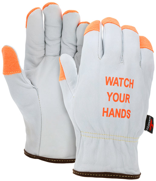 MCR Safety Gloves Prem Goat Driver w/Kevlar Liner WYH (3601SKHVXL)