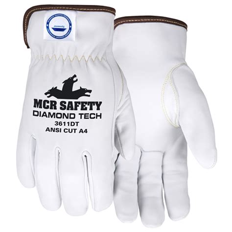 MCR Safety Gloves CutPro Diamond Tech Goat Driver (3611DTXL)