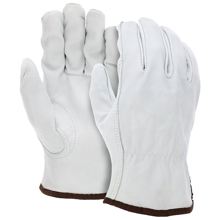 MCR Safety Gloves Goat Grain Drivers Glove w/Keystone Thmb (36133M)