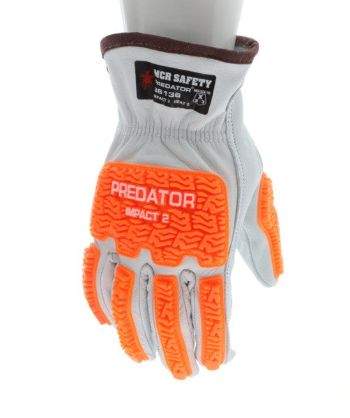 MCR Safety Gloves B/C Goat Leather w/ TPR M (36136M)
