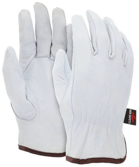 MCR Safety Gloves Goat Grain Drvr Keystn Thmb Thermosock (3614THL)