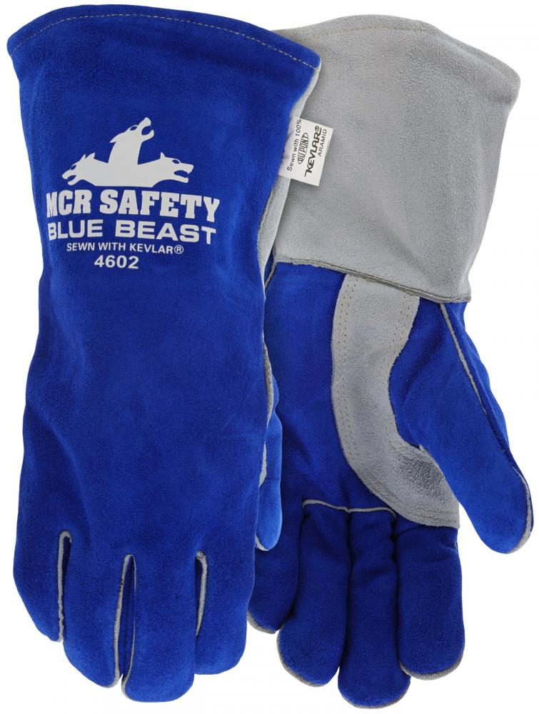 MCR Safety Gloves Weld-A-Beast Leather Welders Glove (4602)