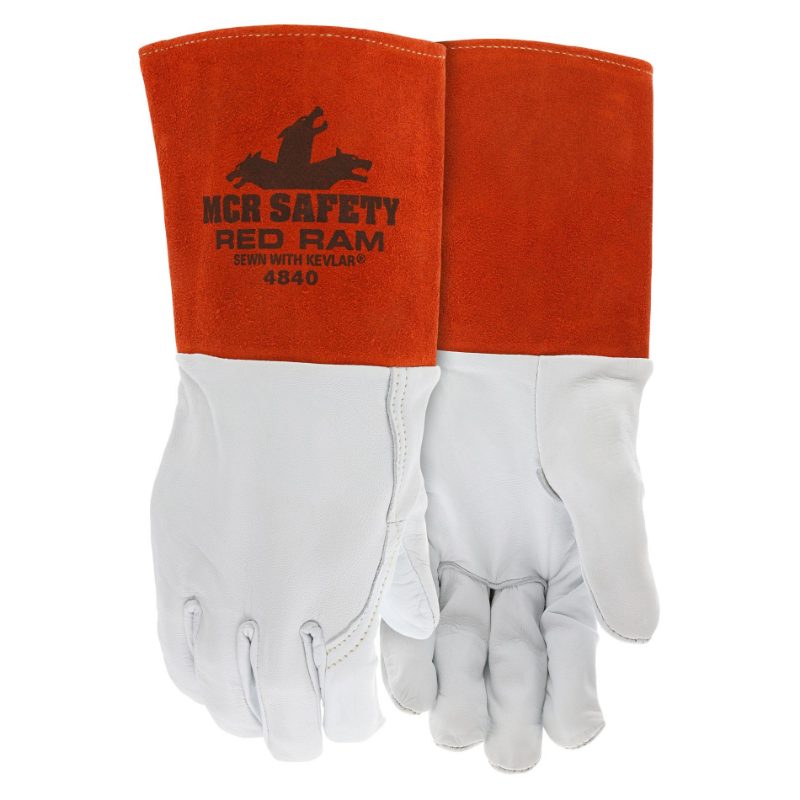 MCR Safety Gloves Gr Goat Red Ram Mig (4840L)