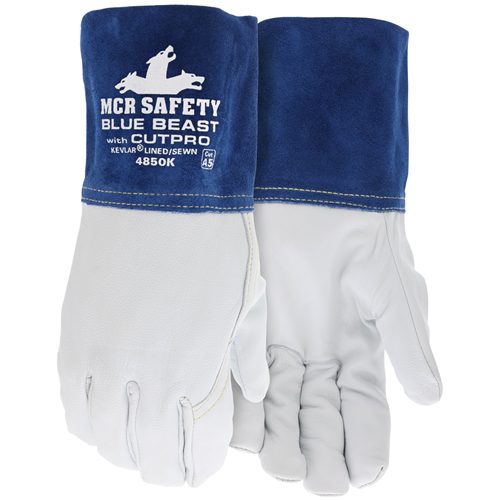 MCR Safety Gloves Grain Goat Kevlar Mig/Tig (4850L)