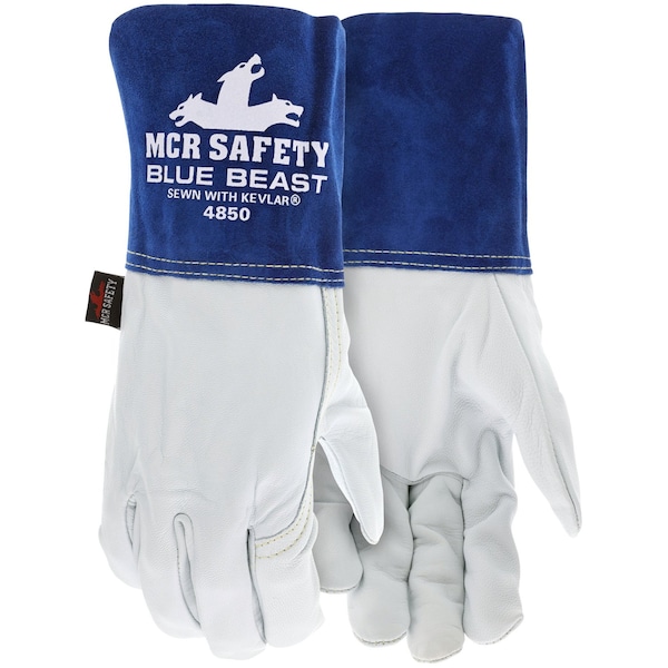 MCR Safety Gloves Grain Goat Kevlar Mig/Tig Left Hand Only (4850LH)