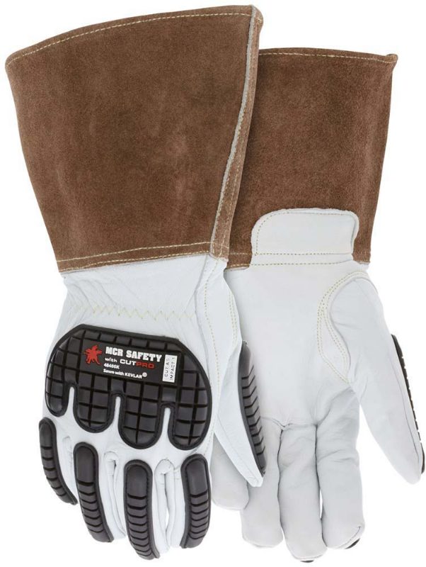 MCR Safety Gloves Gr Goat Kevlar Mig Tig (4850XL)