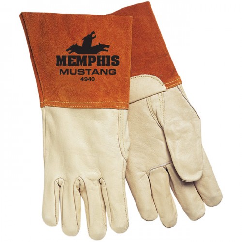 MCR Safety Gloves Mig Tig 5" Bell Cuff (4940M)