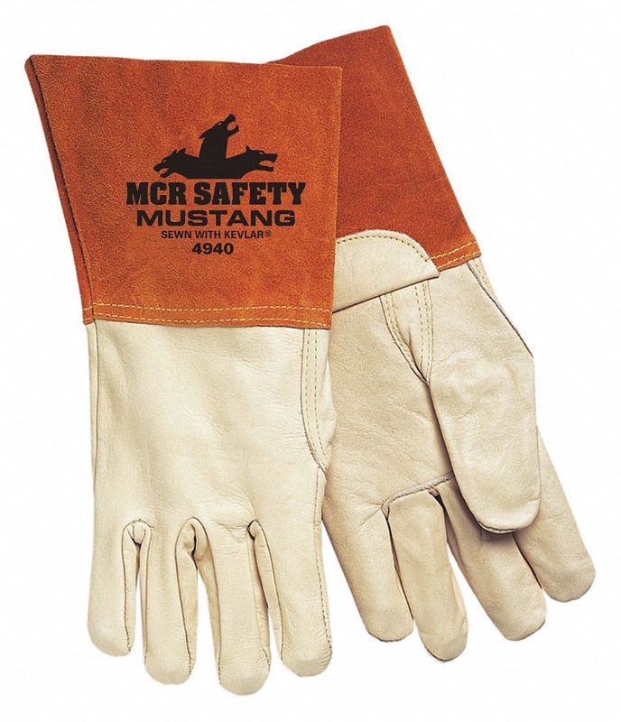MCR Safety Gloves Mig Tig 5" Bell Cuff (4940XL)
