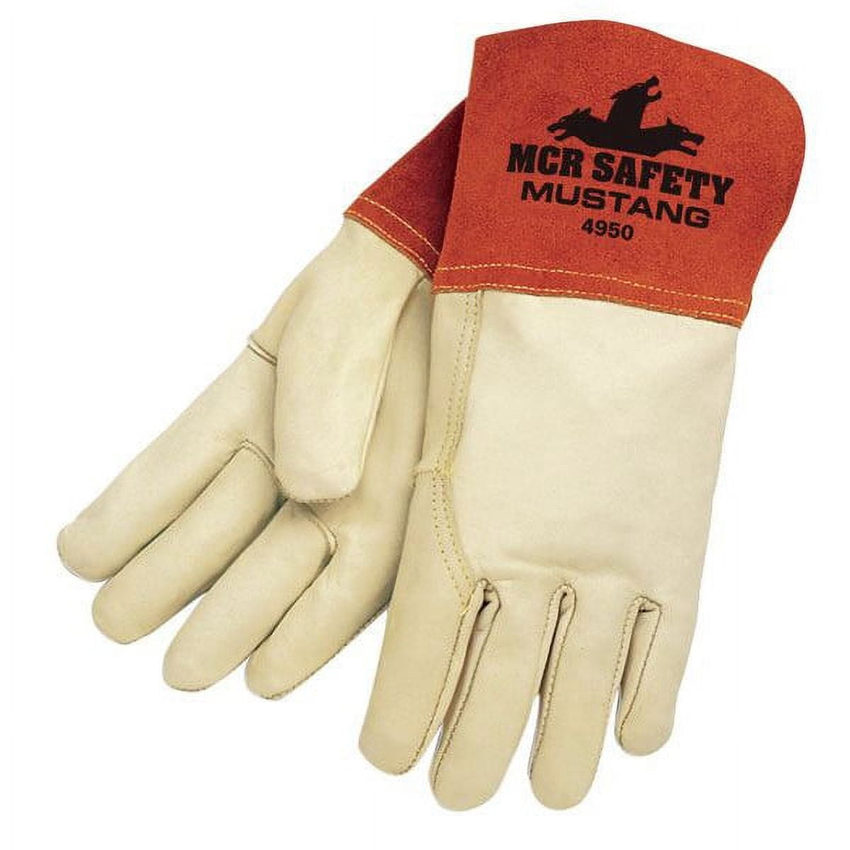 MCR Safety Gloves Mustang Mig/Tig Welder W/Kevlar (4950S)