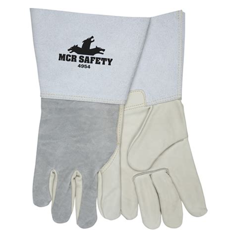 MCR Safety Gloves Reg Grade Cow Mig/Tig (4954M)