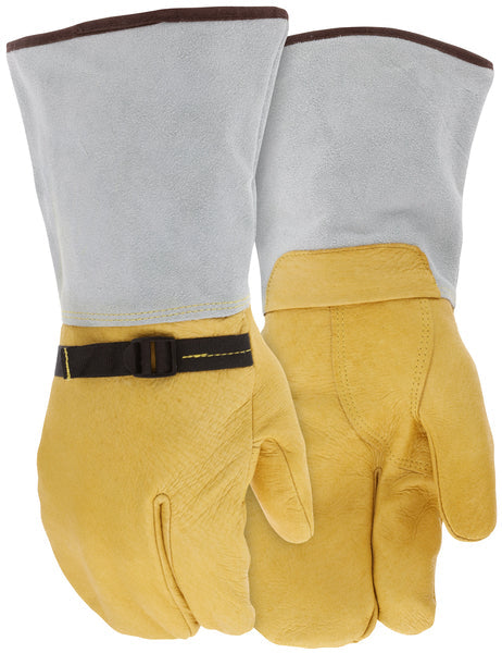 MCR Safety Gloves Pig 2 finger mitt Wool Lined (49653XL)