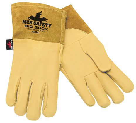 MCR Safety Gloves Deer MigTig 4" Cuff (4984L)