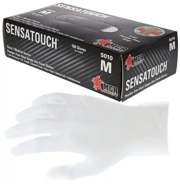 MCR Safety Gloves Vinyl Disp Medical Grade Pwd Free (5010XL)