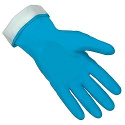 MCR Safety Gloves Flock Lined Blue Latex (5270B)