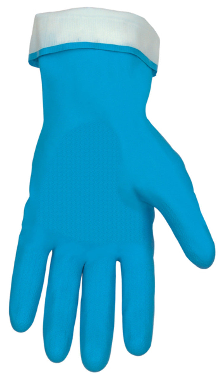 MCR Safety Gloves Flock Lined Latex, 1 Pr. Polybag (5280P)