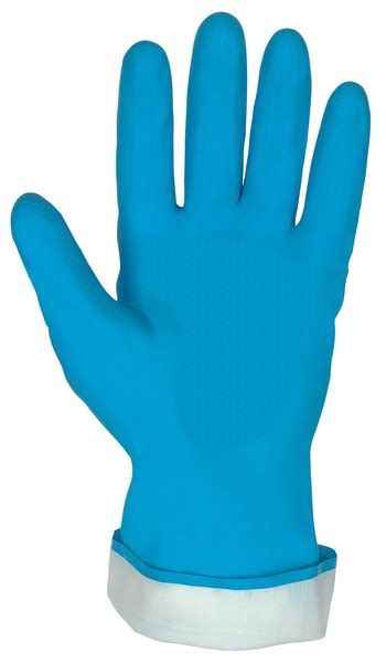 MCR Safety Gloves Flock Lined Blue Latex (5299B)
