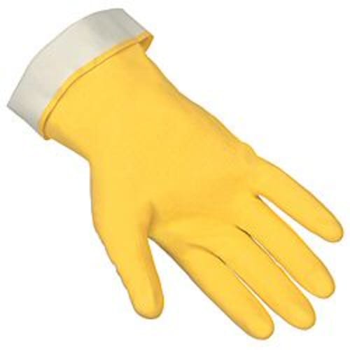 MCR Safety Gloves Flock Lined Latex, 1 Pr. Polybag (5299P)