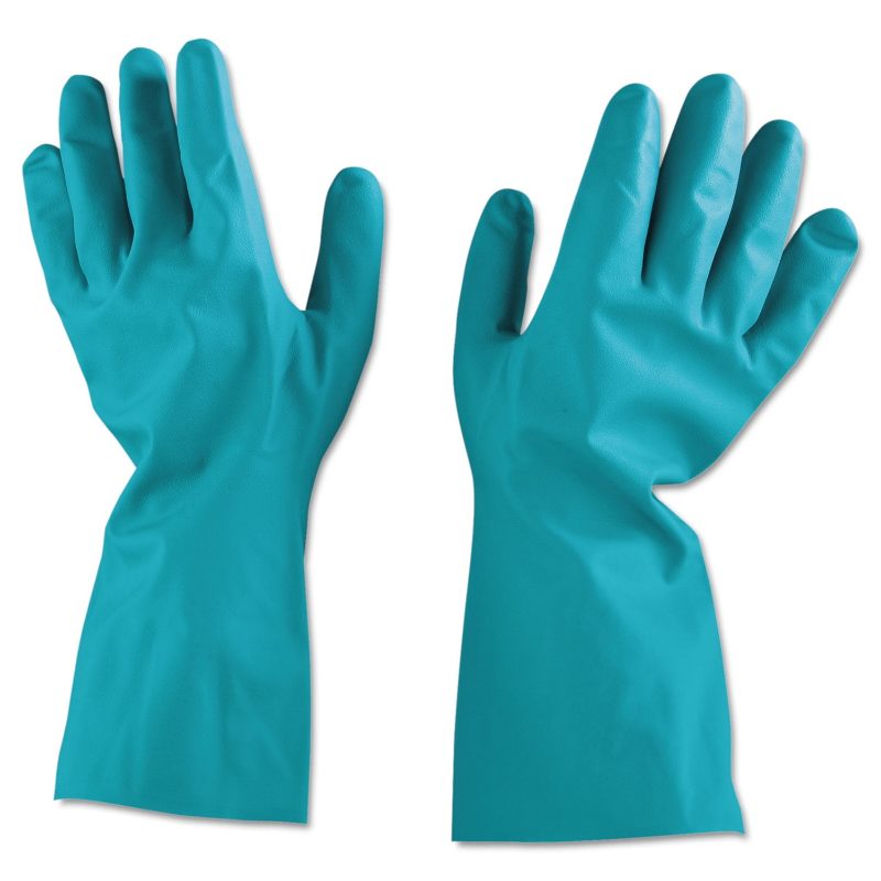 MCR Safety Gloves Green Unlined 11 Mill Nbr (5310)