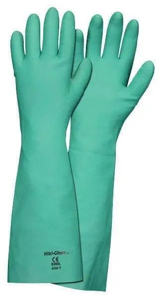 MCR Safety Gloves Green Unlined 11 Mil Economy Nitrile (5310E)