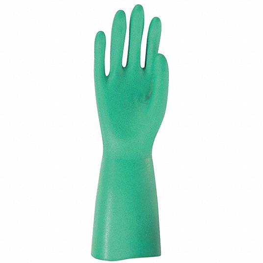 MCR Safety Gloves Green Unlined 11 Mil Economy Nitrile (5311E)