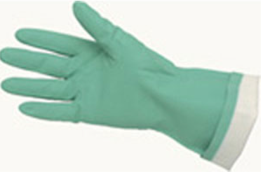 MCR Safety Gloves Green Flocked Lined 15 Mil Nbr (5318)