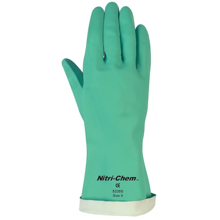 MCR Safety Gloves Green Flocked 15 Mil Nbr (5318E)